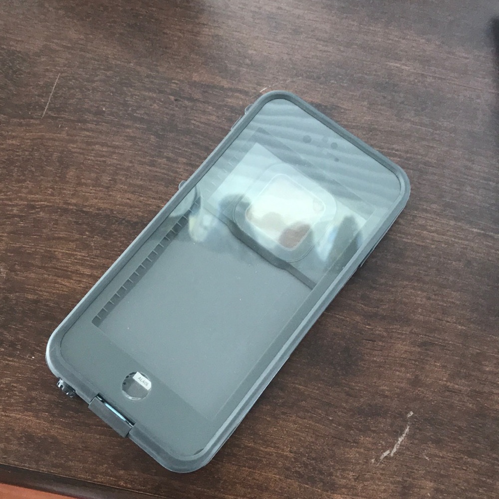 Grey/baby blue Lifeproof iPhone 6/6s case